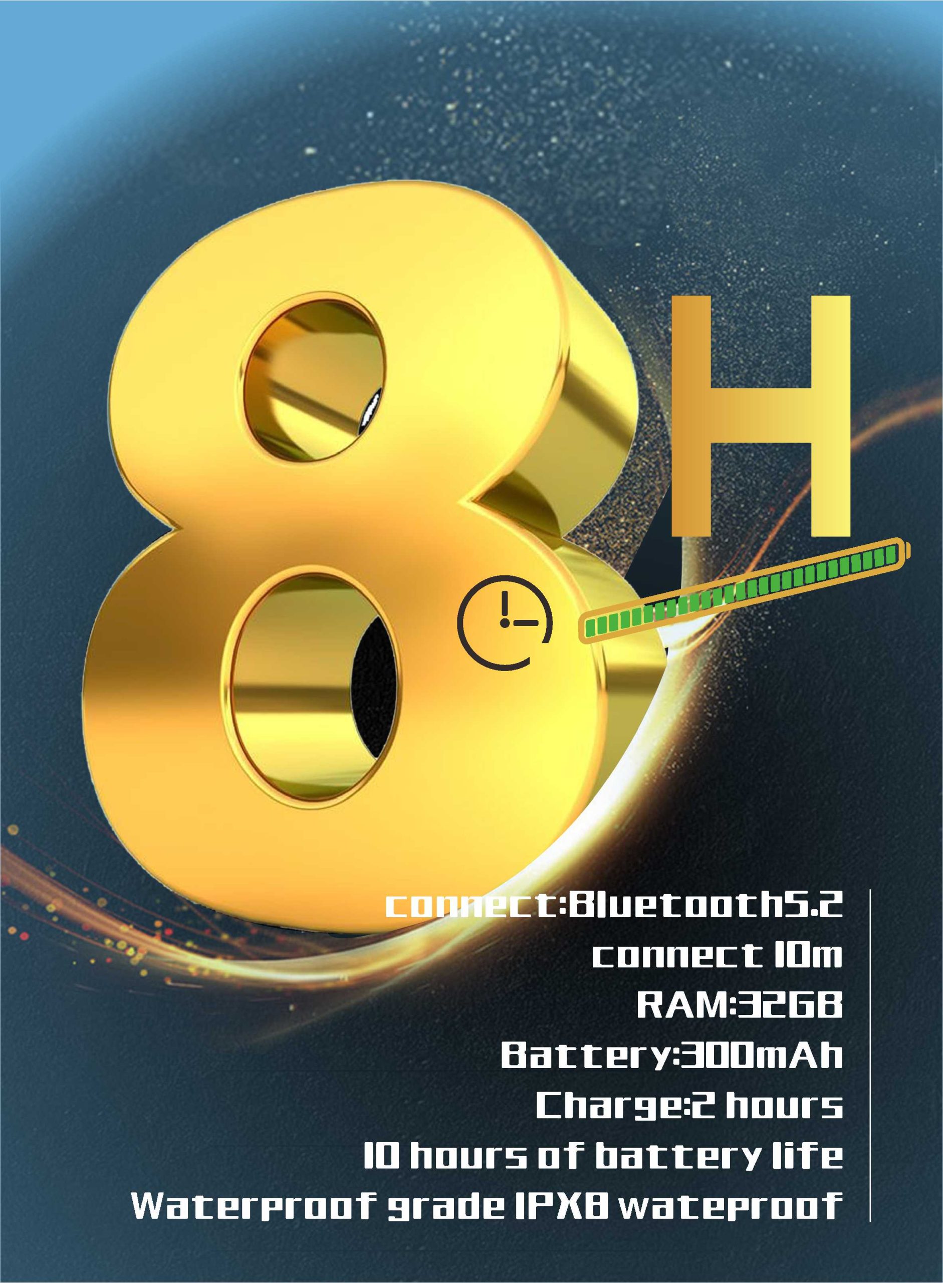 Y10 Wireless earphones With 32G - Image 8