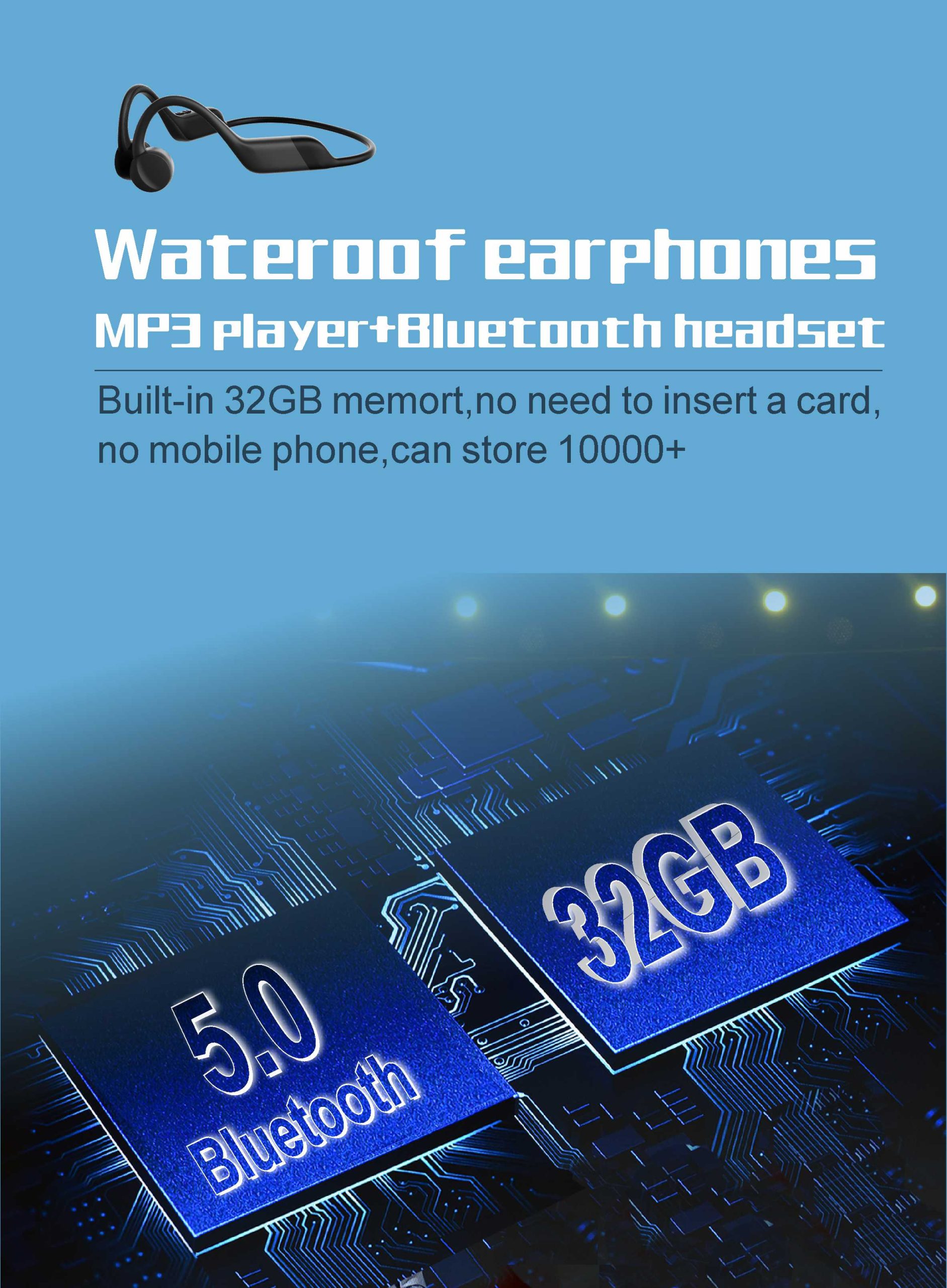 Y10 Wireless earphones With 32G - Image 7