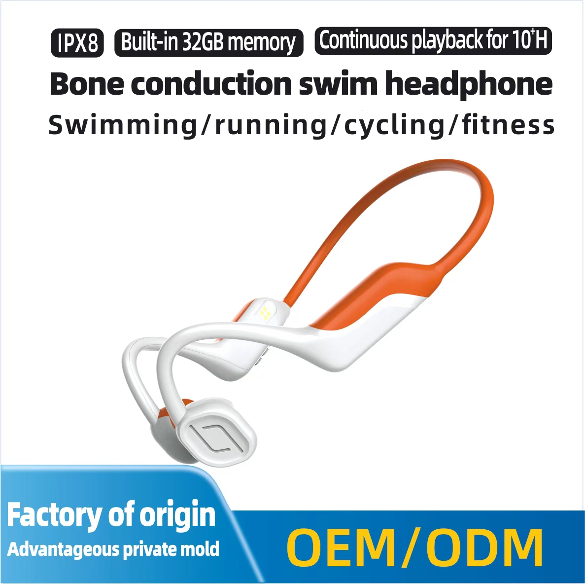 Y16 Bone conduction swimming headphones