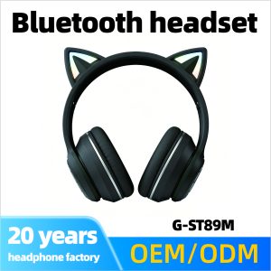 Custom OEM Over-Ear Bluetooth Headset Design