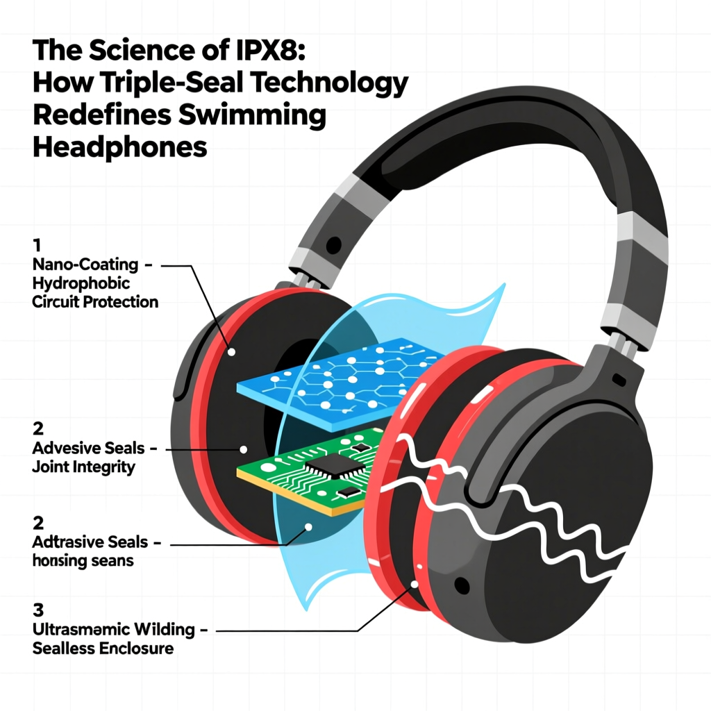 The Science of IPX8: How Triple-Seal Technology Redefines Swimming Headphones