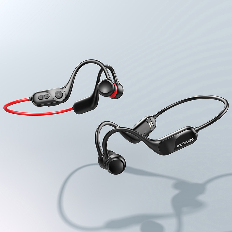 IPX8 waterproof bone conduction swimming headphones undergoing hyperbaric pressure testing in lab