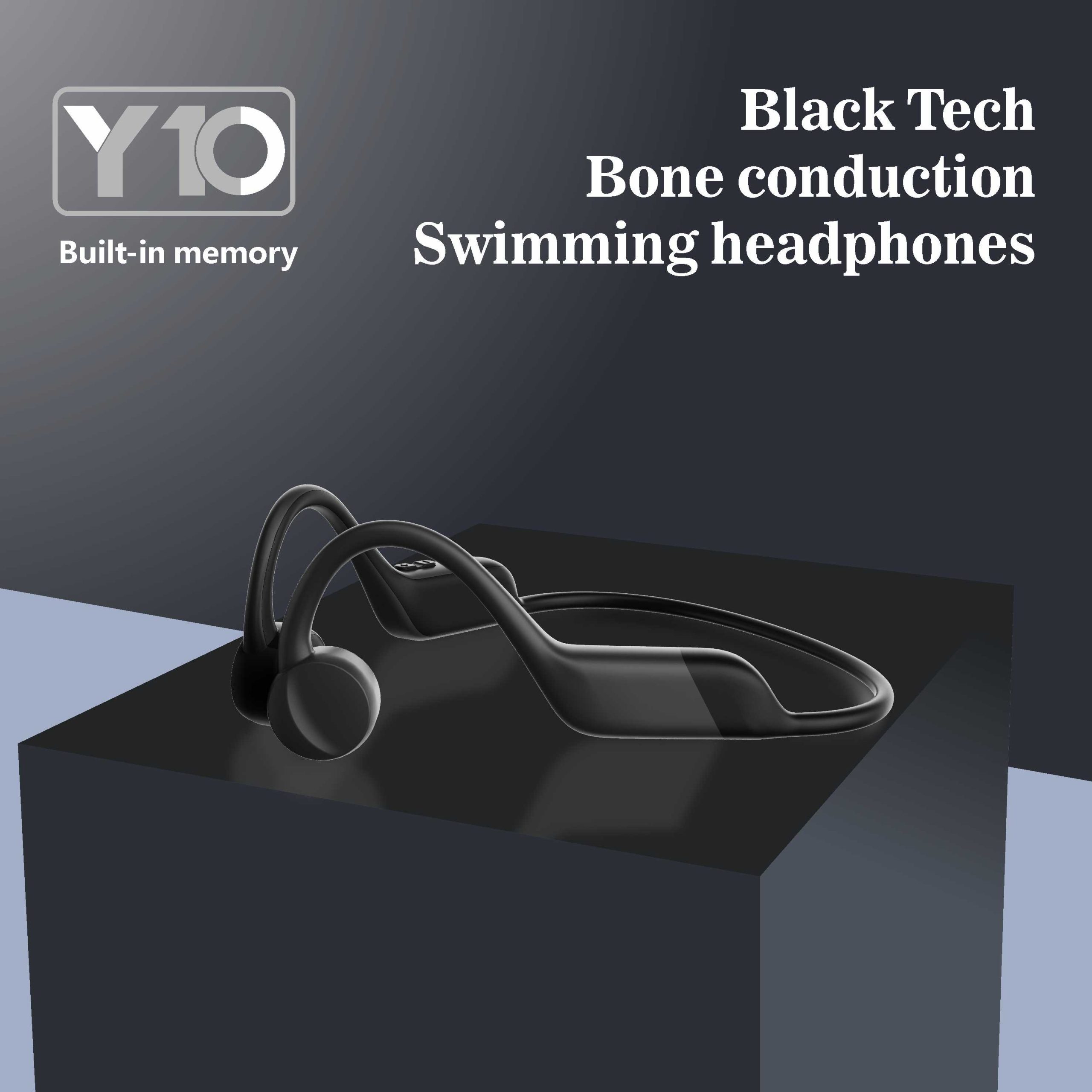 IPX8 waterproof bone conduction headphones for swimming