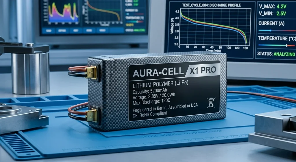 certified lithium polymer battery cell under safety compliance testing for wireless audio electronics