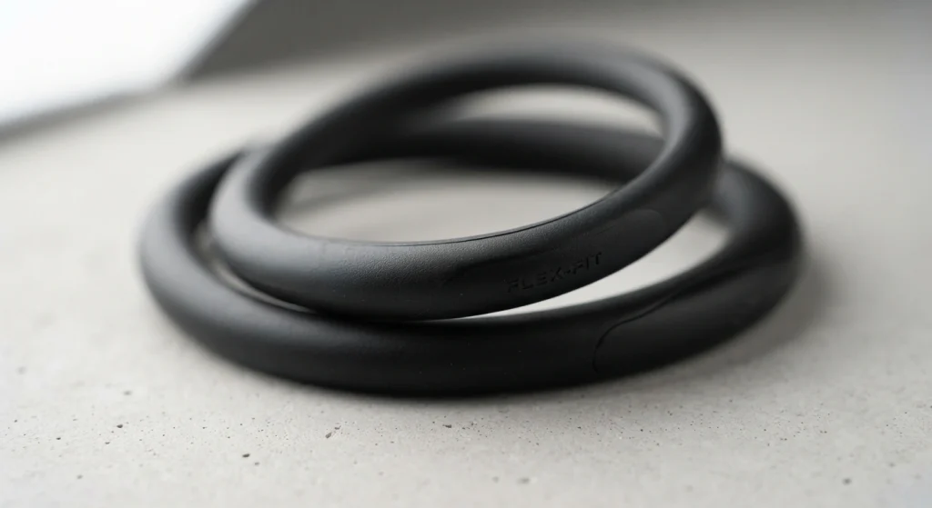 Flexible headphone frame / ergonomic design / active gear detail