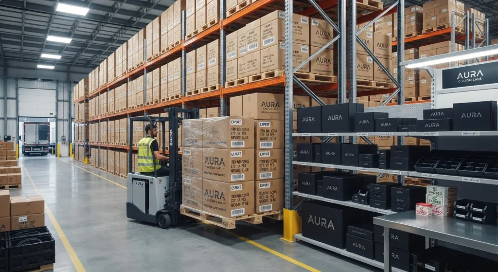 Secure export packaging solutions for international device distribution and supply chain delivery.