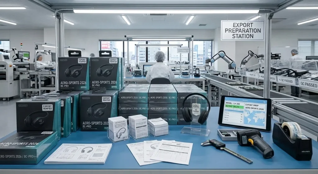 retail packaging layout / Amazon FBA box preparation / wholesale distribution staging
