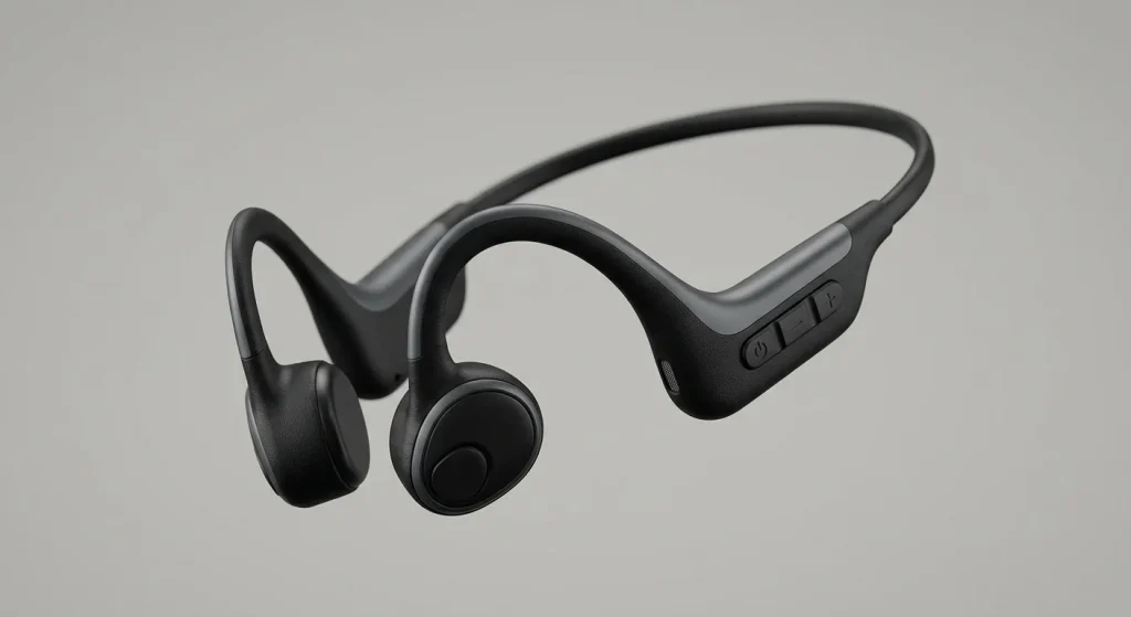 ergonomic open-ear headphones / water-resistant audio wearable / modern sports design bone conduction headphones supplier