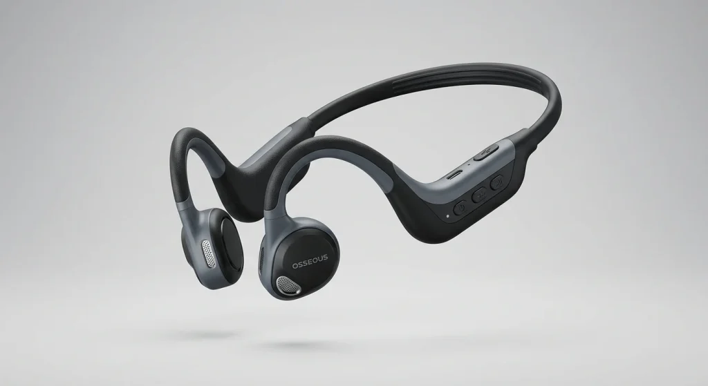 ergonomic open-ear design / water-resistant sports audio from bone conduction headphones factory