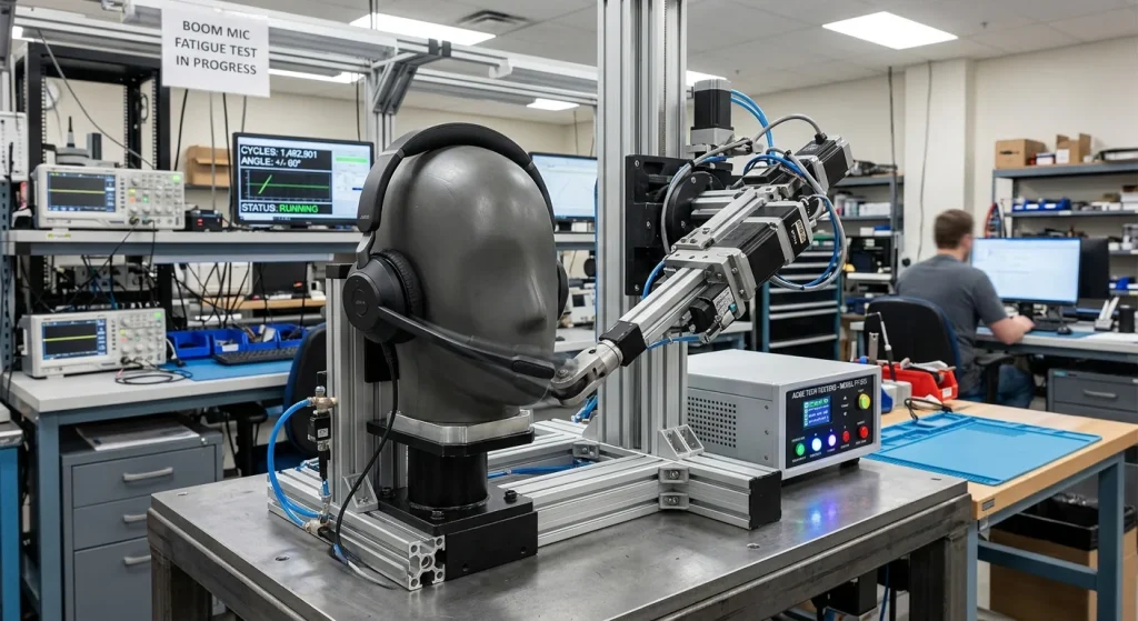 Bluetooth headset manufacturer displaying professional wireless device assembly and export packaging operations